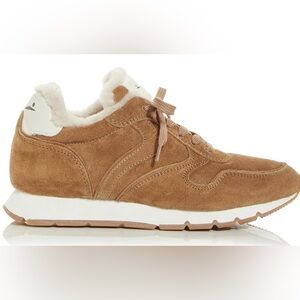 EUC! VOILE BLANCHE Women's Julia Shearling Lined Low Top Sneakers Size 39 $310